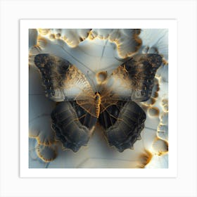 Abstract Butterfly Art Print