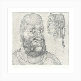 Portrait Of A Man 3 Art Print