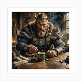 Norse Coffee  Art Print