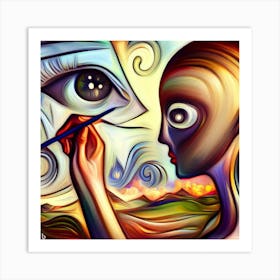 Eye Of The Artist Art Print