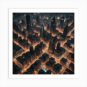 Cityscape 22 Art Print