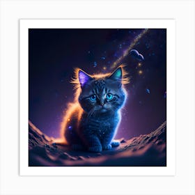 Cat Galaxy (19) Art Print
