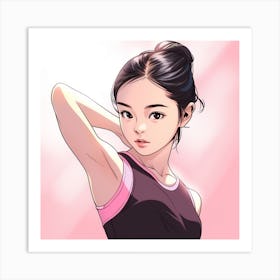 Asian Girl 5 Art Print