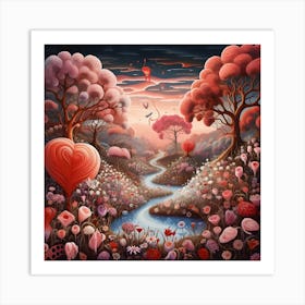 Surreal Love Garden By Csaba Fikker 25 Art Print