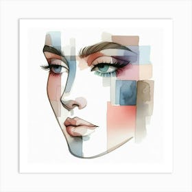 Face Painting 1 Art Print