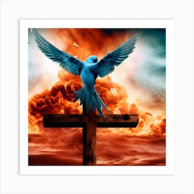 Christian Cross Art Print