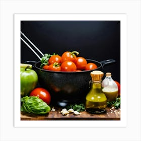 Recipe And Cooking Art Print