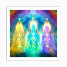 Chakras Aligned Art Print