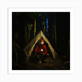 Boys In Woods 5 Fy S Art Print