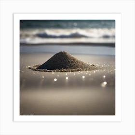 Sand On The Beach 1 Art Print