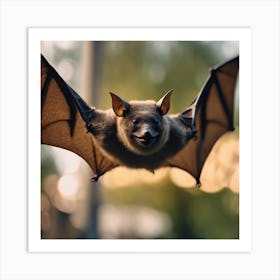 Bat In Flight Art Print