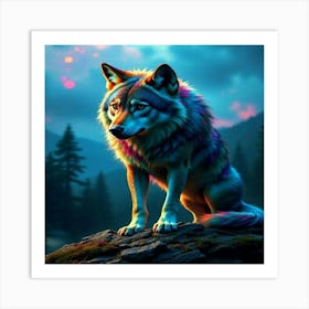 Lone Wolf Art Print