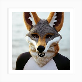 Fox Mask 11 Art Print