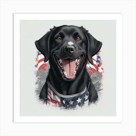 Black Labrador Retriever 2 Art Print