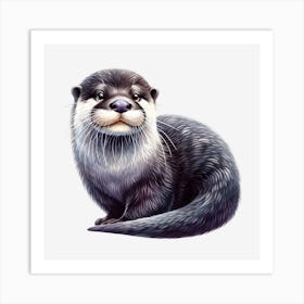 Otter Art Print