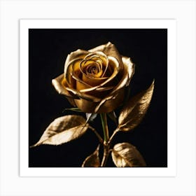 Goldenrose Art Print