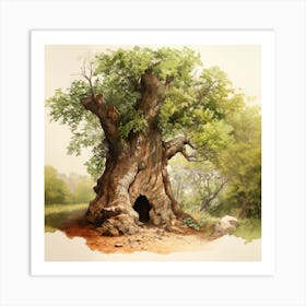 Tree In The Forest Art Print