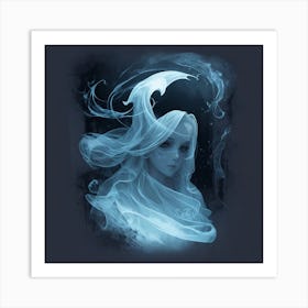 Ethereal Girl Art Print