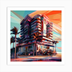 Abstract Of A Building 1 Art Print