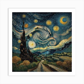 Starry Night Art Print