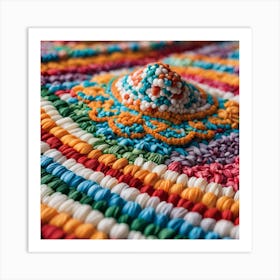 Colorful Rug Art Print