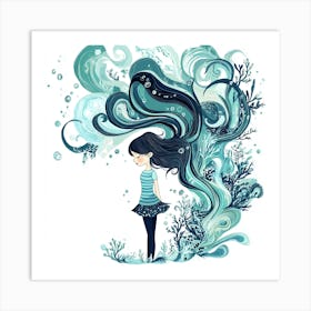 Mermaid 19 Art Print