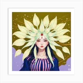 Chinese Girl Art Print