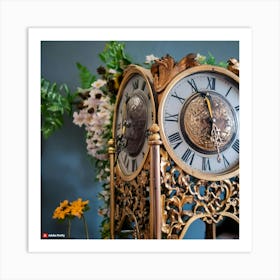 Clock 1 Art Print