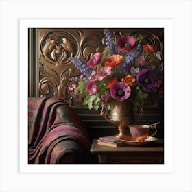 Vase Of Flowers 4 Art Print