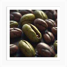 Coffee Beans 405 Art Print