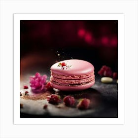 Pink Macaron Art Print