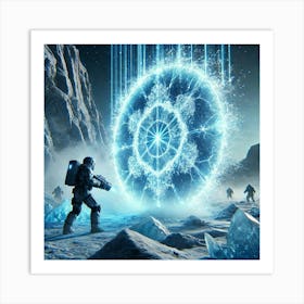 A Futuristic Sci Fi Depiction Of A Cryo Shield In Art Print