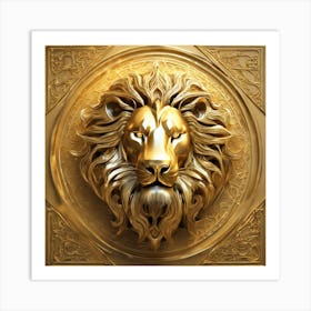 221700 A Large Lion In Three Dimensional Arabic Calligrap Xl 1024 V1 0 Art Print