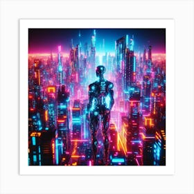 Futuristic Cityscape 25 Art Print