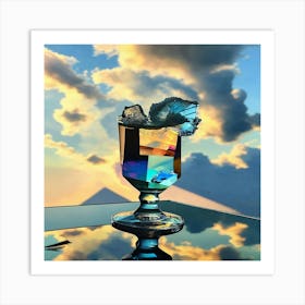 Copa cristal cielo 6 Art Print