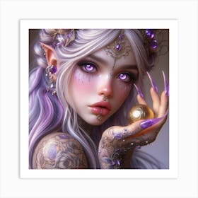 Elven Girl 14 Art Print