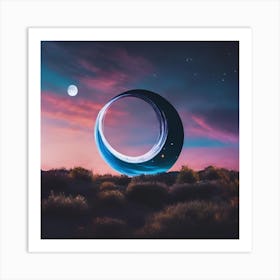 Circle In The Desert Art Print