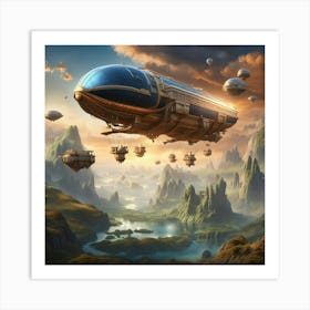Spaceship 4 Art Print