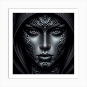 Dark Fantasy Woman Art Print