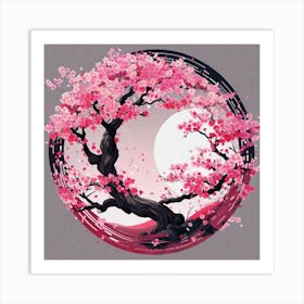 Cherry Blossom Tree 25 Art Print