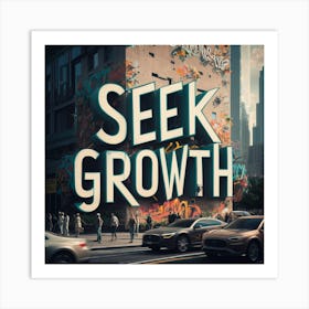 Seek Growth 2 Art Print