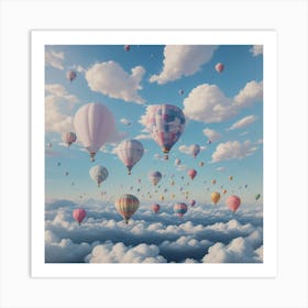 Whimsical Sky 2 Art Print