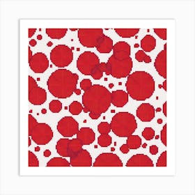 Red Dots Art Print