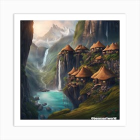 Cliffside Art Print