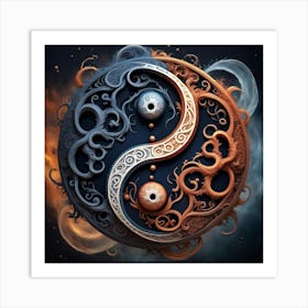 Yin Yang 4 Art Print