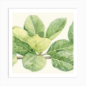 Ivy Leaves Art Print