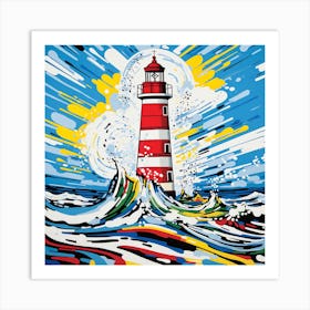 Lighthouse 9 Art Print