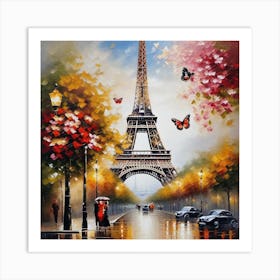 Paris Eiffel Tower 74 Art Print