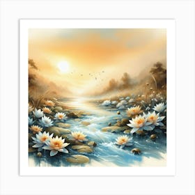 Water Lilies 1 Art Print