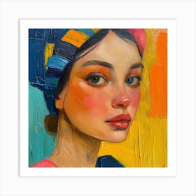 Portrait Of A Girl 1 Art Print